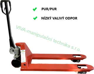 VIVA BF 25 PUR/PUR - 2500kg , tandem